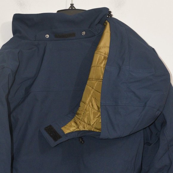 BLUE COAL NWT Gerry Men's Nimbus Tech Jacket Nocturne Detachable Hooded - Picture 12 of 15